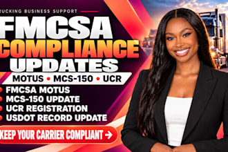 handle fmcsa motus, mcs 150, ucr and trucking compliance updates
