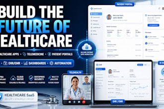 build healthcare apps, patient portals, dashboards and healthcare ai chatbots