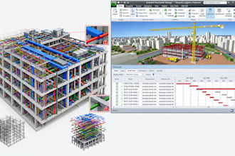 create 4d 5d bim models lod cobie coordination and construction planning