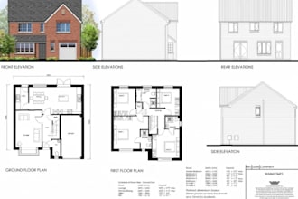 create UK building regulation drawing and UK planning permission
