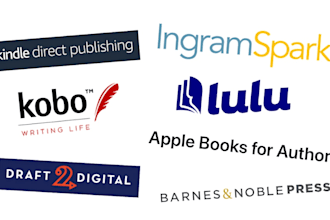 format your book for KDP ingramspark and lulu