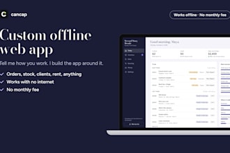build a custom offline web app for your small business