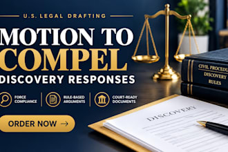 draft a protective order or motion for continuance