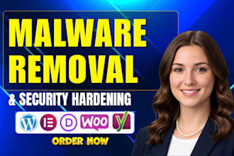 update, remove malware from hacked wordpress website and fix wordpress security