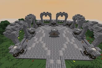 build minecraft server spawns, lobbies, hubs maps and custom structures