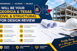 be your georgia and texas civil and structural engineer for design review
