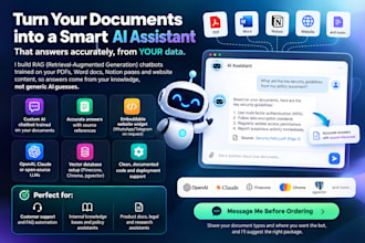 build a rag chatbot trained on your pdfs, docs and website