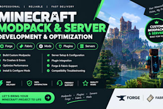 build fix optimize modpack plugins servers forge fabric mods modpack developer