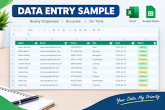 do accurate data entry and typing