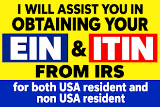 assist you in obtaining your ein and itin from irs