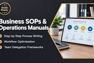 write standard operating procedures sops and business process manual
