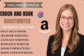 be your professional book ghostwriter and book writer