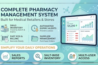 provide complete cloud based pharmacy management point of sale