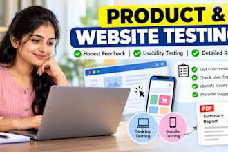 test your product or website and provide honest feedback