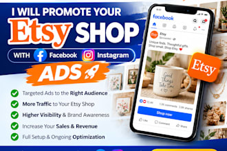 promote your etsy shop with facebook instagram ads