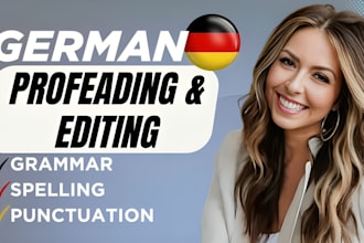 proofread and edit your german text for grammar and clarity