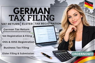 do german tax filing, vat return, elster and tax registration