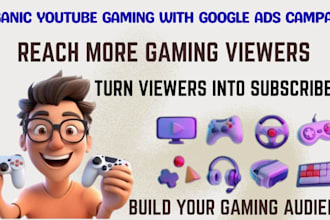 do legit gaming youtube video promotion for real engagement using google ads