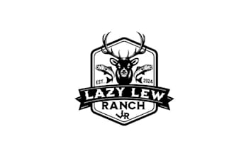 make powerful attractive logo for a new ranch hunting