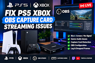 fix ps5 xbox obs capture card and live streaming issues