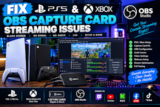 fix ps5 xbox obs capture card streaming issues