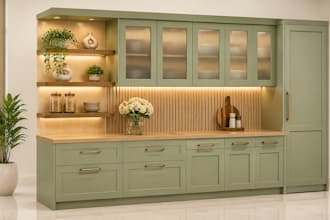 design 3d cad cabinets, wardrobes, kitchen cabinets and custom furniture models