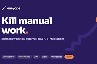 build custom automations to eliminate manual work in your business