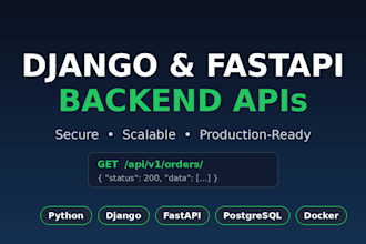 build a secure saas backend API with django or fastapi
