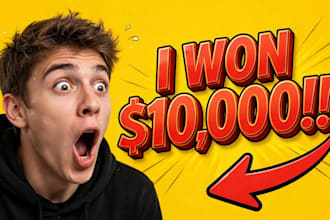 design viral mrbeast style youtube thumbnail