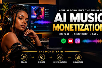create ai music monetization produce spotify youtube ai music distribution