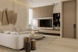 decorate3d house interior for xmas,kitchen, nursery,bathub,cinemagraph rendering