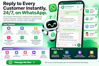 build a whatsapp ai chatbot for customer support