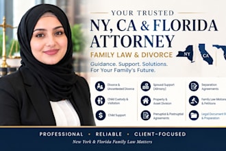 be your ny, ca  florida attorney for family law and divorce