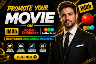 promote your movie on imdb, rotten tomatoes and letterboxd