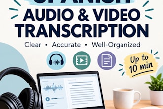 transcribe spanish audio and video to text