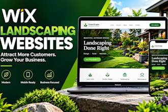 wix website for landscaping redesign gardening website design lawn care website