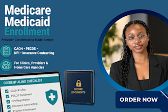do expert provider credentialing, licensing, medicare enrollment and caqh setup
