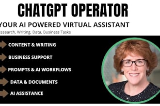 be your chatgpt operator and ai virtual assistant