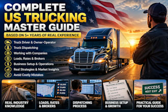 provide a complete US trucking guide
