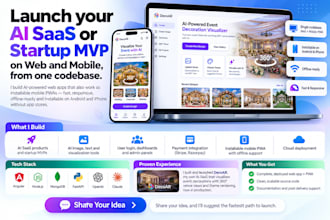 build an ai web app and mobile pwa for your saas