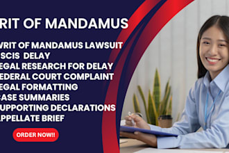 expertly draft your writ of mandamus