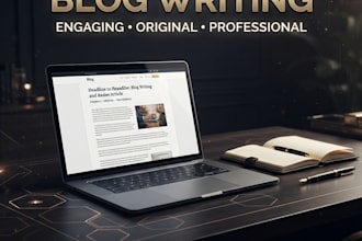write engaging and informative blog posts and articles