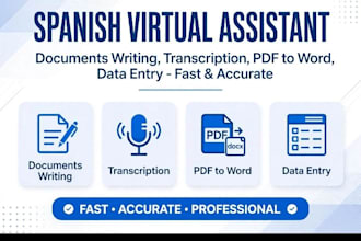 be your spanish virtual assistant for documents