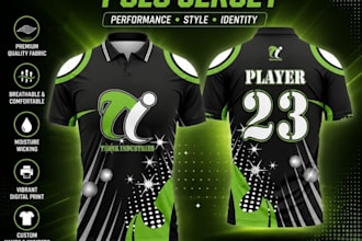 design custom sportswear apparel and jersey sublimation mockup