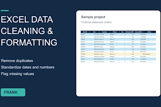 clean and format your excel spreadsheet
