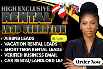 generate targeted rental leads, airbnb leads and property management leads