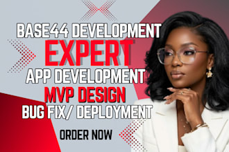 base 44 expert app development bug fixing mvp design