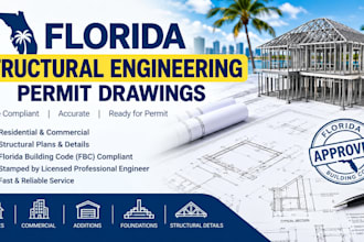 provide florida structural engineering, permit drawings