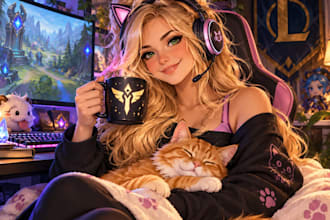 play league of legends with you