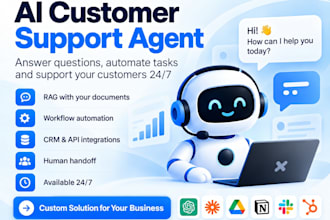 build and ai customer support agent with rag and automation